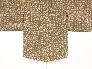 リサイクル　菱に花・抽象模様道行コート